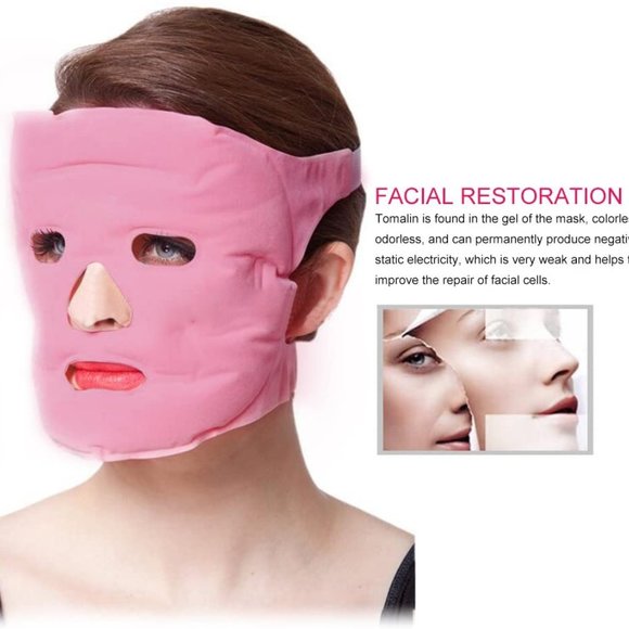 Magnet and gel message facemask, Cold/Hot...Green color - Picture 4 of 8